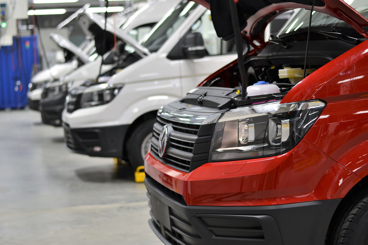 Véhicule utilitaire pris en charge par MD Auto à Namur
